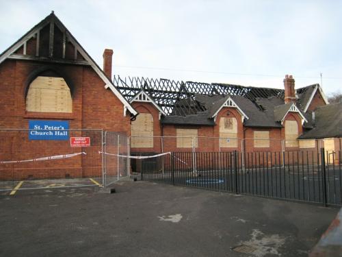 St Peters after the fire
